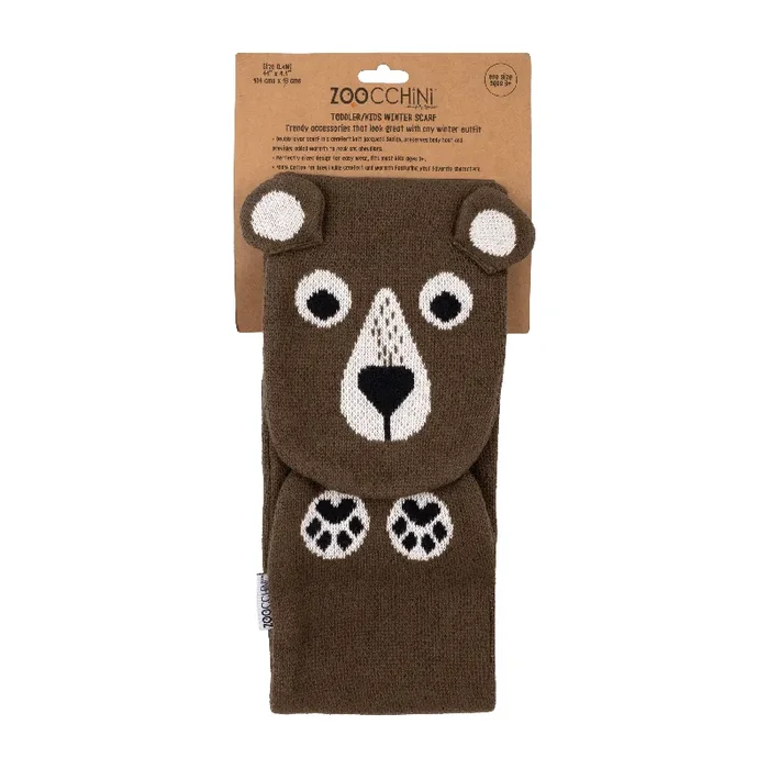 Toddler/kids Winter Knit Scarf – Bosley The Bear