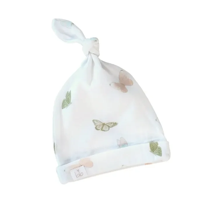 Top Knot Hat – Butterflies