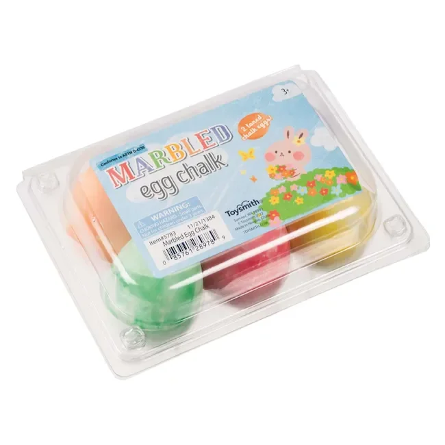 Toysmith Marbled Egg Chalk 6 Pack