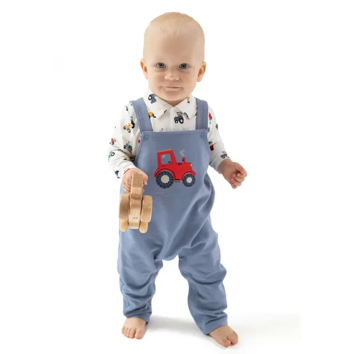 Tractor Henley With Overalls