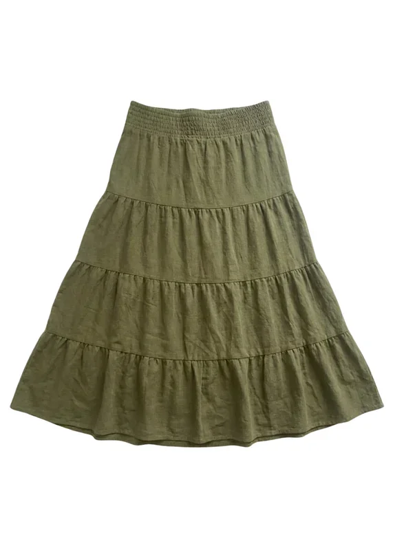 Transitional Skirt in Cotton/Linen