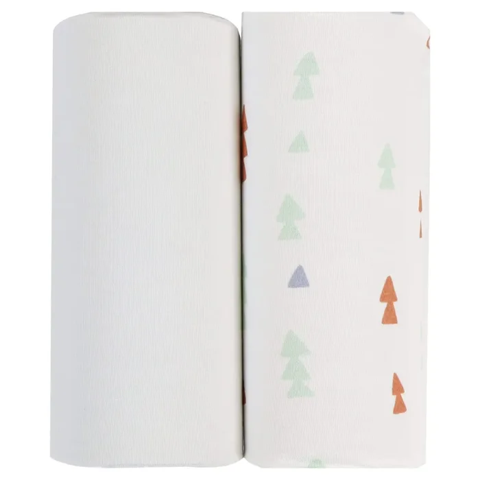 Triangles And Gray 2 Pk Swaddle Blanket