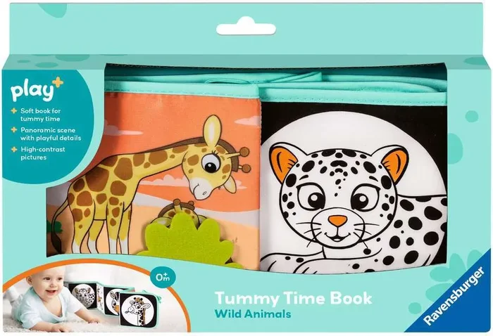Tummy Time Book: Wild Animals