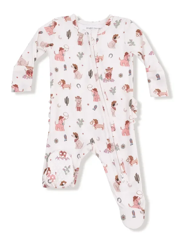 Two Way Ruffle Footie | Cowgirl Dogs