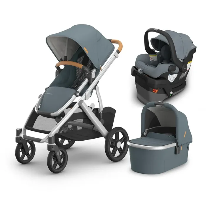 UPPAbaby Vista V3 From Birth Complete Travel System (Stroller + Mesa V3 Infant Car Seat + Bassinet V3)