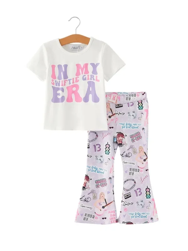Valentine’s Day “in My Swiftie Girl Era” Print Top +pants Set