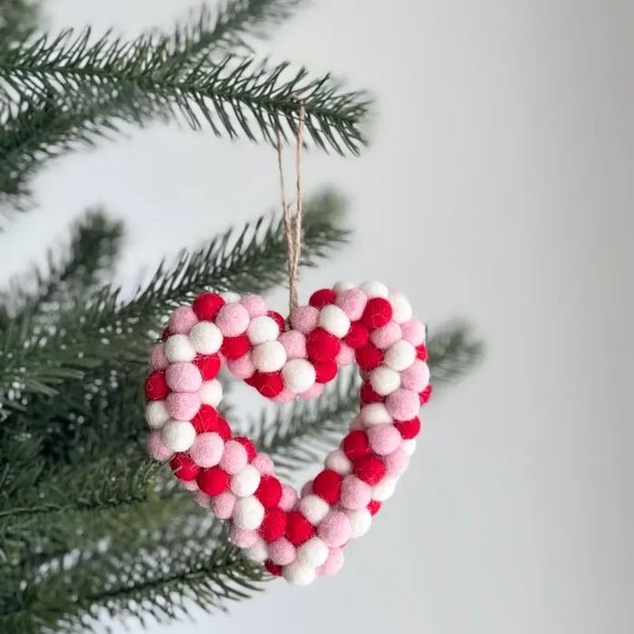 Valentine’s Love Wreath Ornament