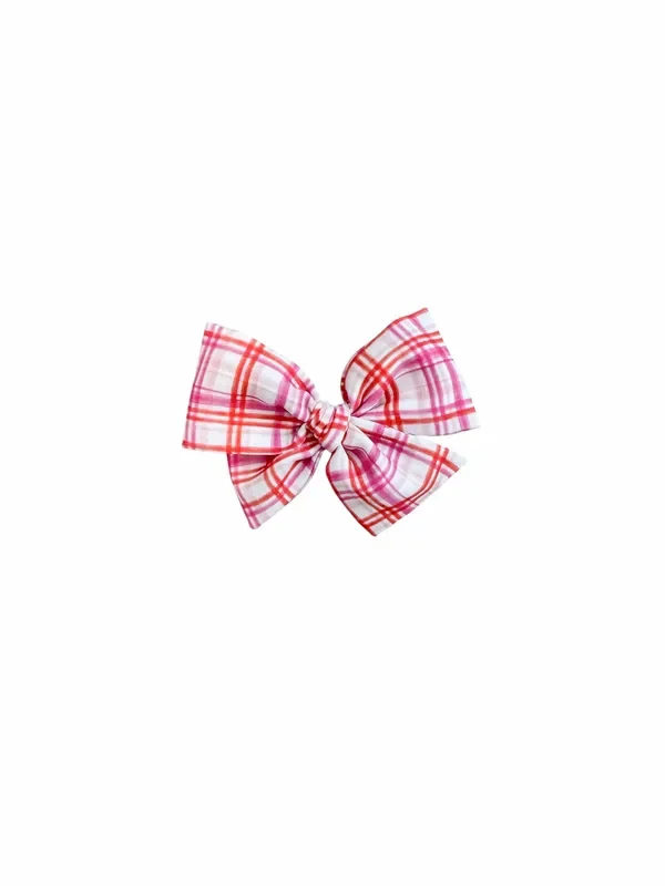 Valentine’s Plaid Pinwheel