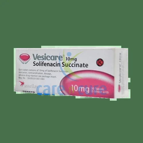 Vesicare 10mg Tablets 30 Pieces