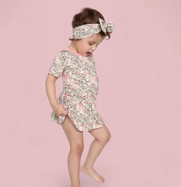Victorian Bloom Dream Bodysuit Dress