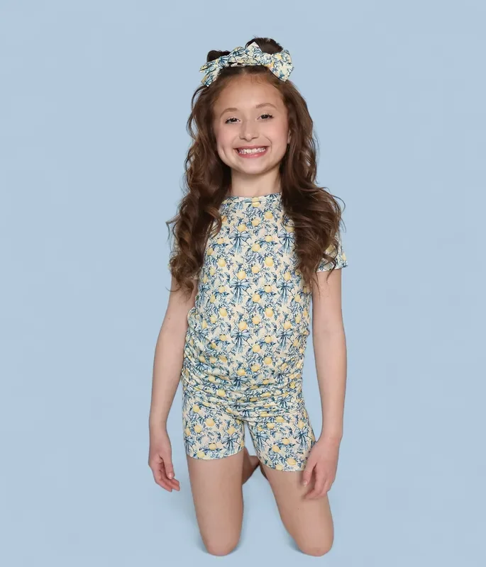 Vintage Citrus Toile Dream Short Set