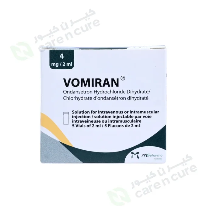 Vomiran 4mg / 2ml Ampoules 5 Pieces