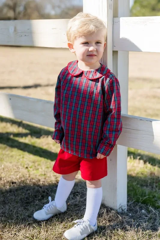 Ward Short Set – Red Plaid