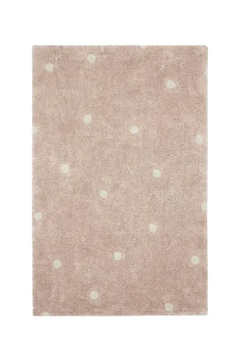Washable Rug – Mini Dot Rose