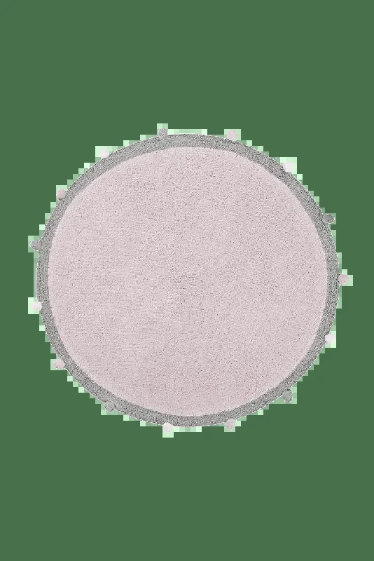 Washable Rug Bubbly Soft Pink – Grey – Bubbly