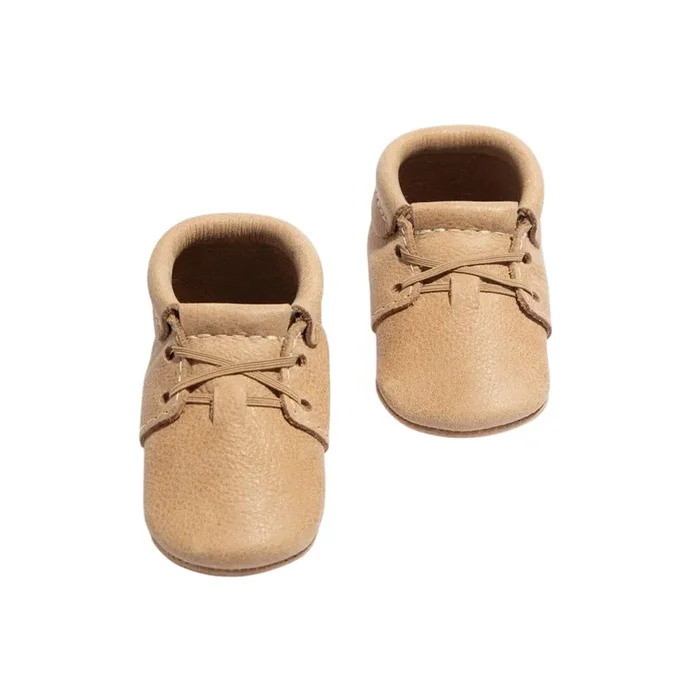 Weathered Brown Oxford Baby Shoe