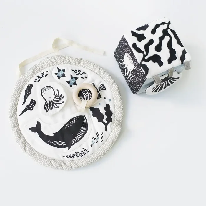 Wee Gallery Eco-Friendly Non-Toxic Ocean Baby Toy Bundle