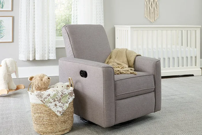 Westwood Aspen Swivel and Manual Reclining Glider in Sand