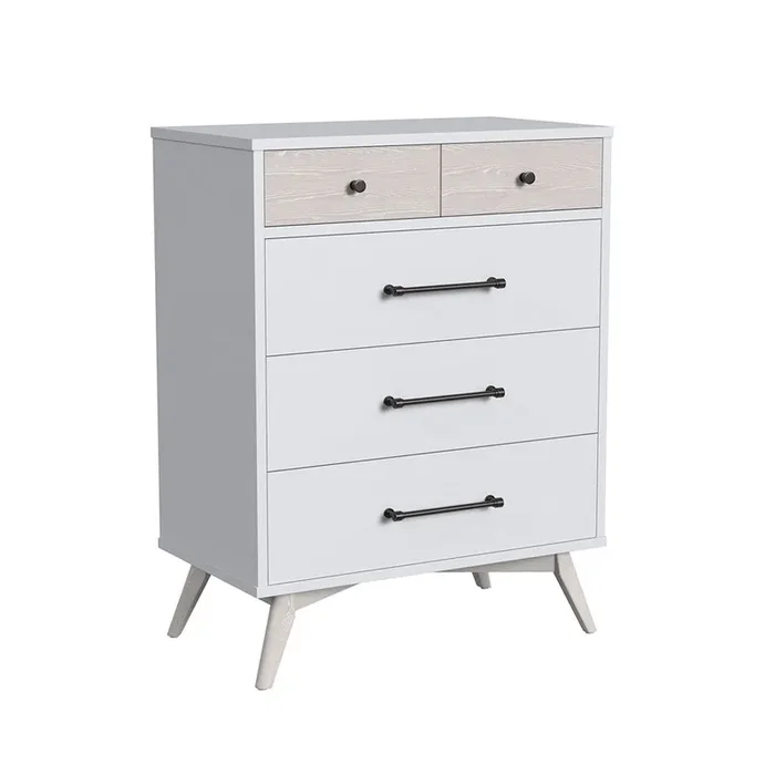 Westwood Rowan 4 Drawer Chest in Ash Linen