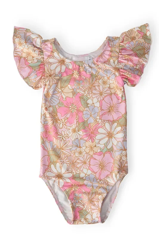 What’s Up Buttercup S/S Flutter Sleeve Leotard