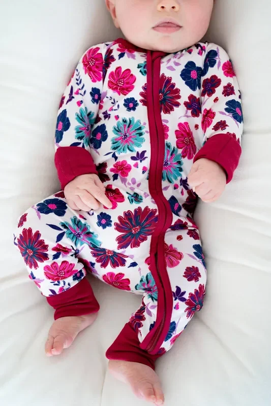 Wild Berry Floral Zippy