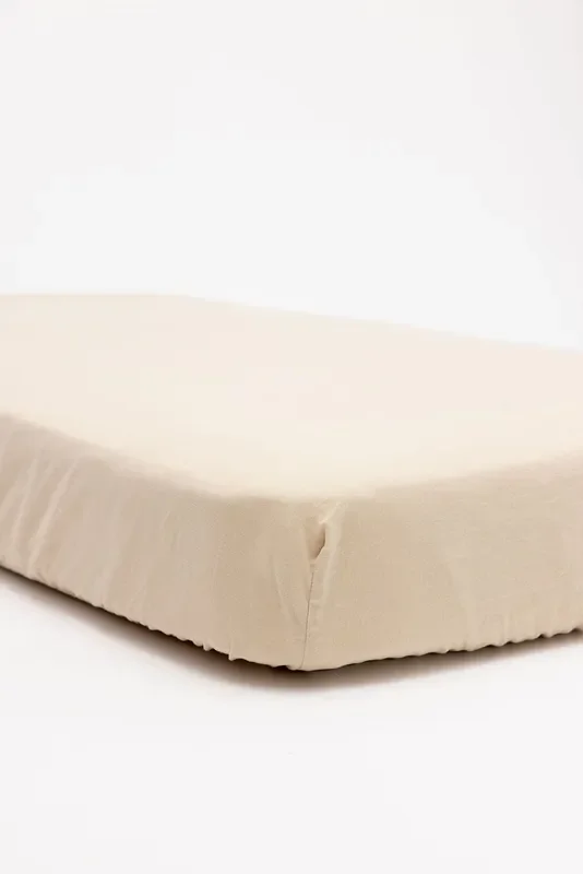 WildBird Linen Crib Sheet – Sparrow