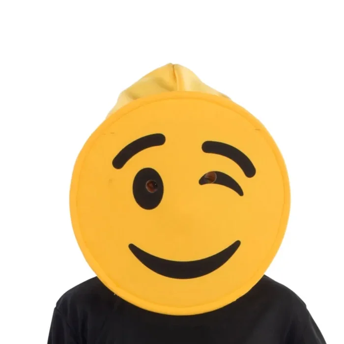 Winking Emoji Mask – Adults