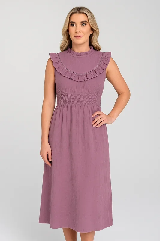 Winona 100% Cotton Nursing Dress