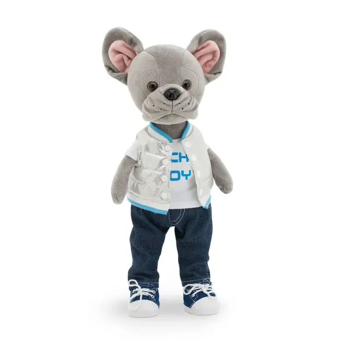 Wise Elk Dressed Up Stuffed Animal Lucky Doggy – Super Style by Wise Elk