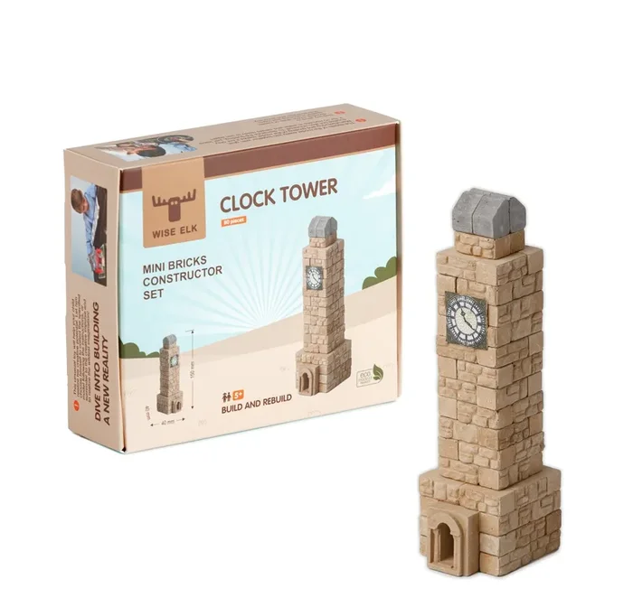 Wise Elk™ Clock Tower | 80 pcs. by Wise Elk