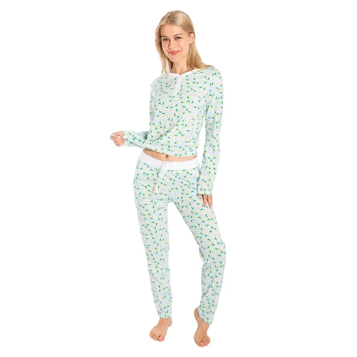 Women’s Daisy Jersey Long Set