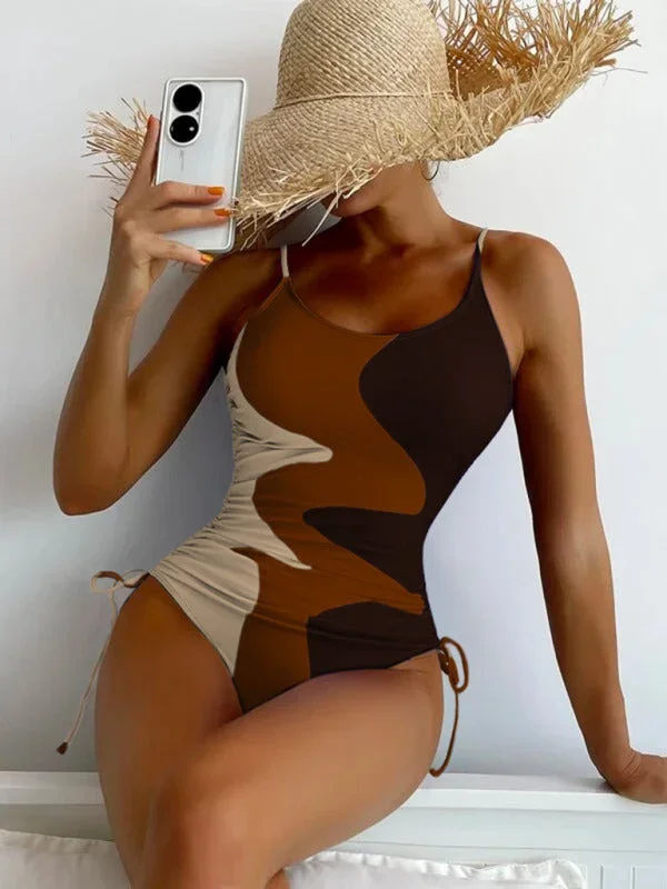 Women’s Multi-Coloured One Piece Swimsuit