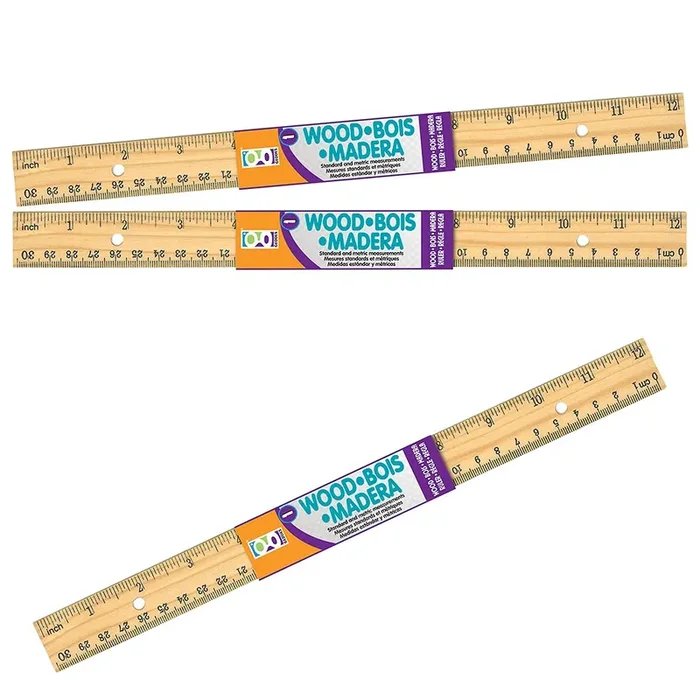 Wooden Ruler – 24 Per Box