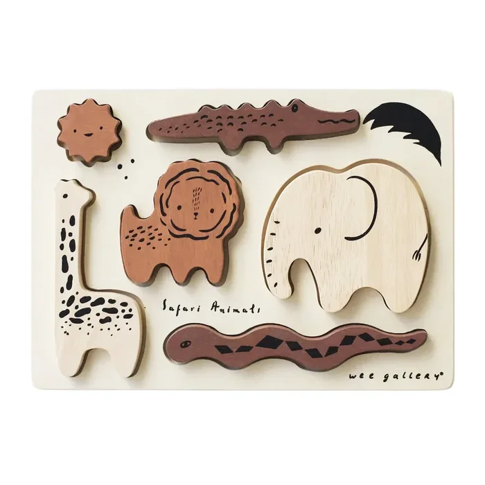 Wooden Tray Puzzle – Safari Animals
