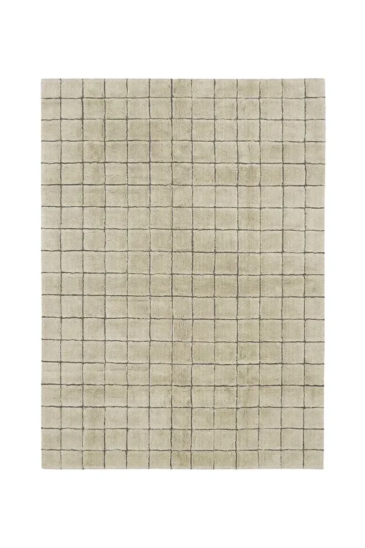 Wool Area Rug Mosaic Sandstone