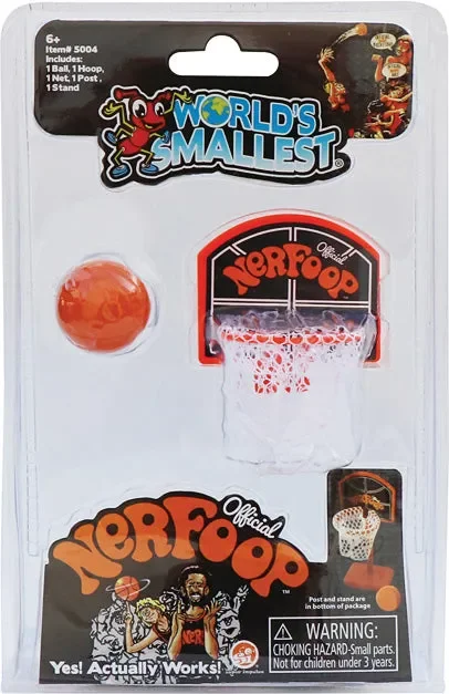 World’s Smallest Official Nerfoop Basketball