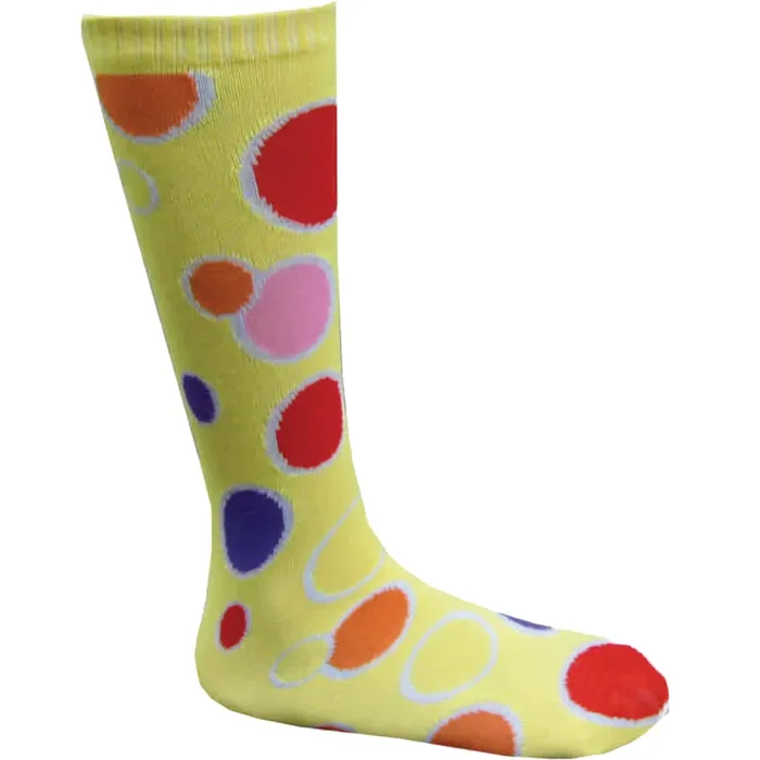 Yellow Polka Dots Socks – Adults