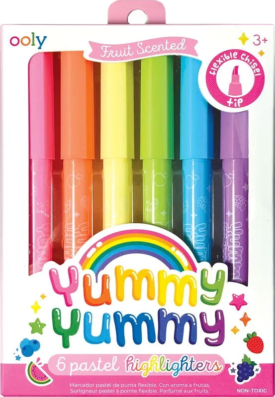 Yummy Yummy Scented Pastel Highlighters – 6 pk