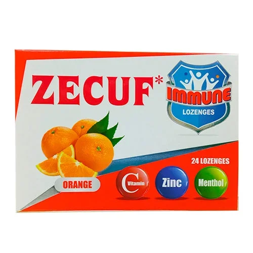 Zecuf Lozenges Immune Orange 24 Pieces