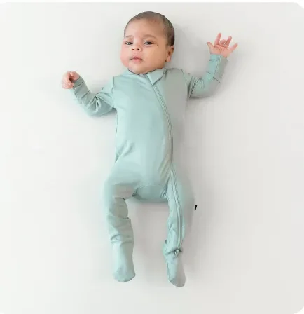 Zip Footie | Sage