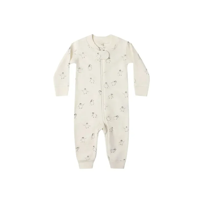 Zip Long Sleeve Sleeper – Penguins