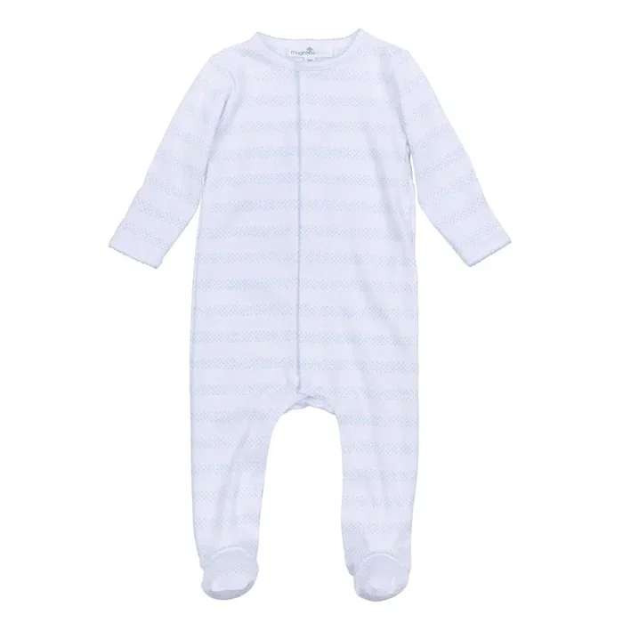 Zipper Footie | Baby Of Mine | Light Blue