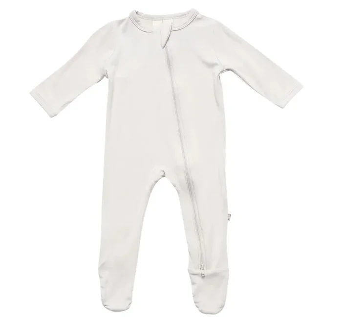 Zippered Footie | Oat