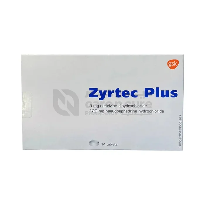 Zyrtec Plus Tablets 14 Pieces (Cirrus)